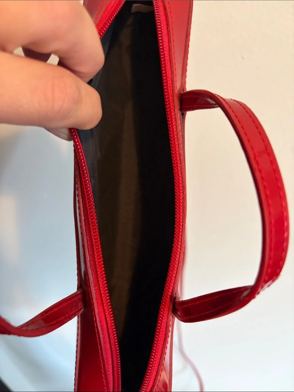 Beijo Red Barrel Crossbody with Top Handles